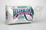 Hobbs-Batting Heirloom Bleached Cotton-120in x 120in