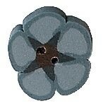 JABC nh1074.T Williams Blue 5 petal flower Tiny
