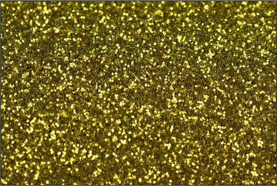 6018 Yellow Gold NOVA-FLEX PET GLITTER 50cm