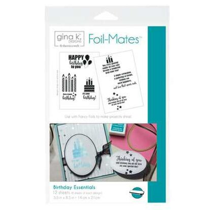 Birthday Essentials - Gina K. Designs Foil-Mates Backgrounds