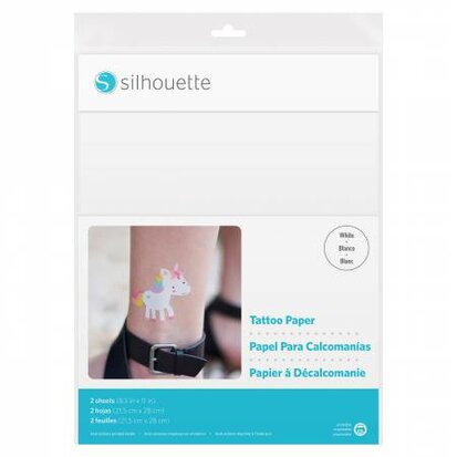 Imprimable Papier pour Tatouage Blanc SILHOUETTE