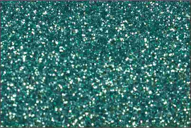 6068 Aqua NOVA-FLEX PET GLITTER 30cm