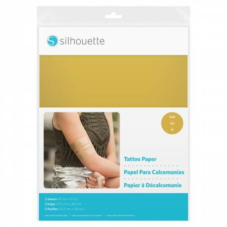 Tattoo Paper Gold SILHOUETTE