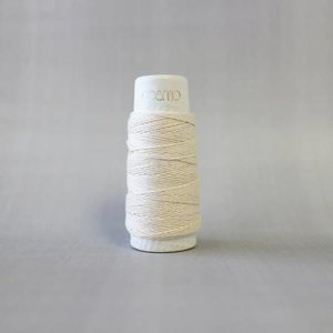 Pearl White - Cosmo Hidamari Sashiko Solid Thread 30 Meters