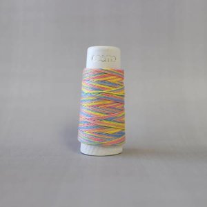 Rainbow Sorbet Cosmo Hidamari Sashiko Variegated Thread 30 Meters