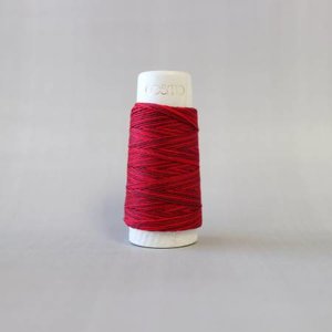 Cranberry Red Cosmo Hidamari Sashiko Variegated Thread 30 Meters
