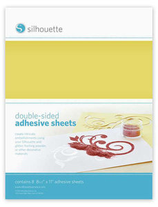 Double Sided Adhesive Sheets 8pcs SILHOUETTE