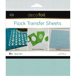 Blue Sky - Flock Transfer Sheets