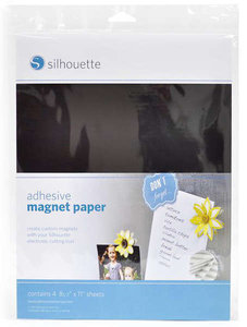 Adhesive Magnet Paper 4pcs SILHOUETTE