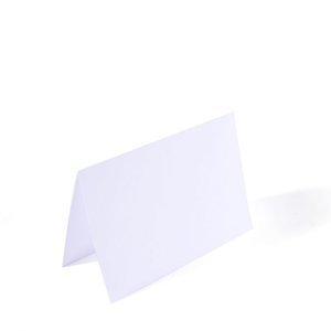 10,5x15,7cm White Double cards 200g (25x)