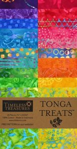 2-1/2in Strips Tonga Batik Fiesta 40pcs/pack