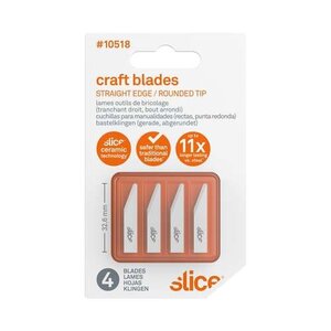 Slice Craft Blades (straight edge, rounded tip)