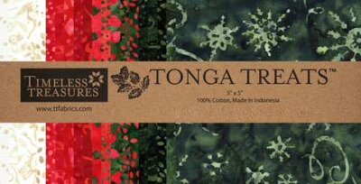 5in Squares Tonga Batik Festive 42st