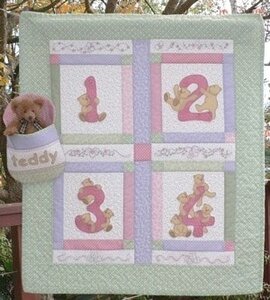 Teddy Bear Cot Quilt