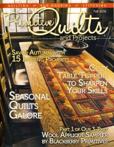 No 22 Automne 2016 - Primitive Quilts & Projects