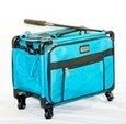 Large TUTTO Sewing machine suitcase on wheels - Turquoise