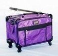 Large TUTTO Sewing machine suitcase on wheels - Purple