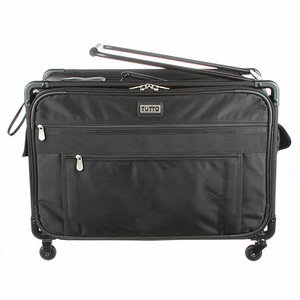 Large TUTTO Sewing machine suitcase on wheels - Black