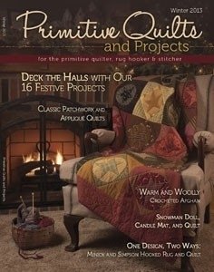 No 11 Winter 2013 - Primitive Quilts & Projects