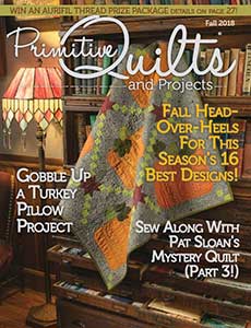 No 30 Herfst 2018 - Primitive Quilts & Projects