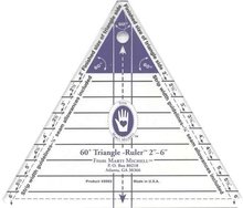 Triangle Ruler Small 60 Degree 2" to 6"