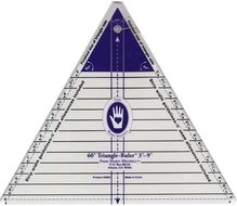 Triangle Ruler Large 60 Degree 3" to 9"