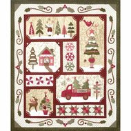 Sew Merry Kit Dark, Finished quilt: 60" x 71"