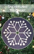 Snowflake Tree Skirt - Esch House Quilts