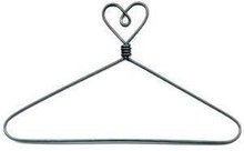 12.7cm Heart Top with Open Center Hanger