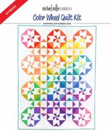 Color Wheel Quilt Kit 51in x 68in