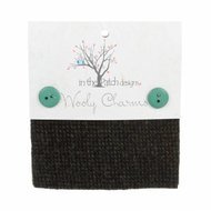 Wool Charms 5in x 5in Natural Black 5ct