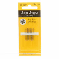 John James Big Eye Between / Quilting Needles Size10 JJ125-10