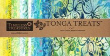 5in Squares Tonga Batik Splash 42st