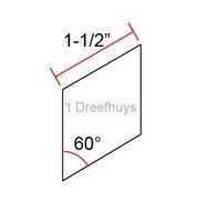 1-1/2 inch 6 punten Diamonds 75 stuks