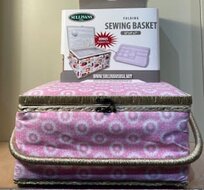 Sullivans folding sewing basket 