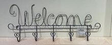 Welcome hanger met 5 haken