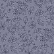 Taupe Wild Flowers Pearlized - 112M-V