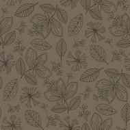 Taupe Wild Flowers Pearlized - 112M-T