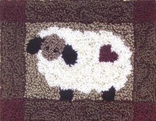 Sheep Punchneedle Embroidery Kit