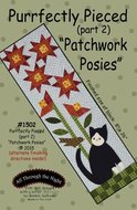 Purrfectly Pieced # 2 Patchwork Posies