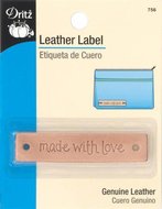 Leather Label "Made With Love"