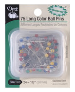 Dritz Color Ball Pins - Long