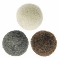 Assorted Dryer Balls 6pcs - 100% Wool