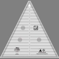 Creative Grids Triangle Squared Ruler 9-1/2in Quilt Ruler
