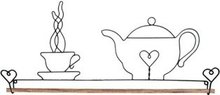 40.6cm Quilt Hanger/teapot