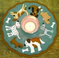 Candle mat - Puppy Love KIT