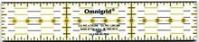 Omnigrid Ruler 3cm x 15cm