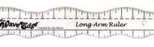Longarm Wave Edge Ruler 24" x 1/4"