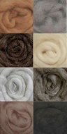 Wistyria Editions - Wool Roving Assortment Furry Friends