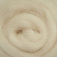 Wistyria Editions -  Wool Roving 12" - Natural/White